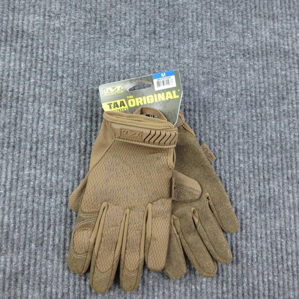 Mechanix Wear Gloves Mens M Brown The Original TAA Knuckle Protection NWT